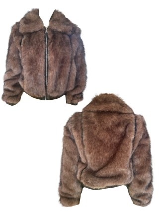ABRIGO CAFE DE PELUCHE (G)